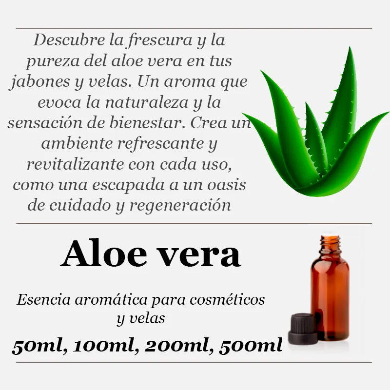 Aloe vera esencia aromática