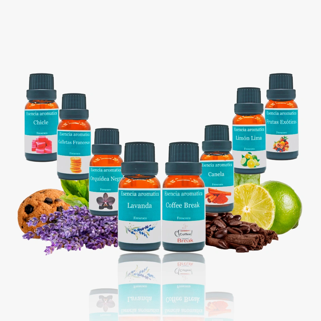 Set de 8 Esencias Aromáticas (8 × 15 ml)