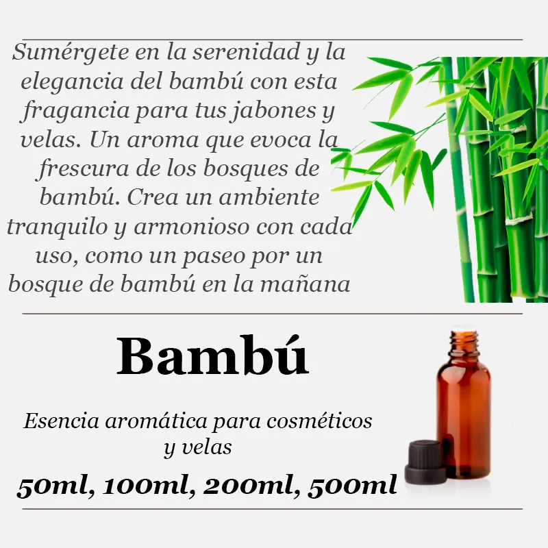 Bambú esencia aromática