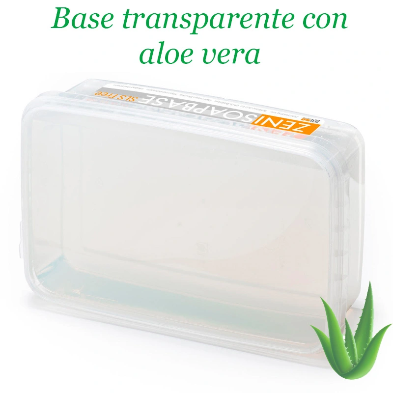 Base transparente MAXI con aloe vera