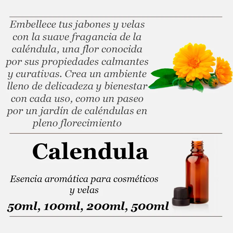 Calendula esencia aromática