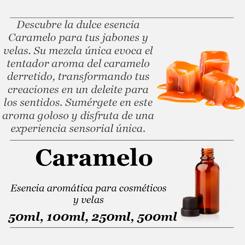 Caramelo esencia aromática