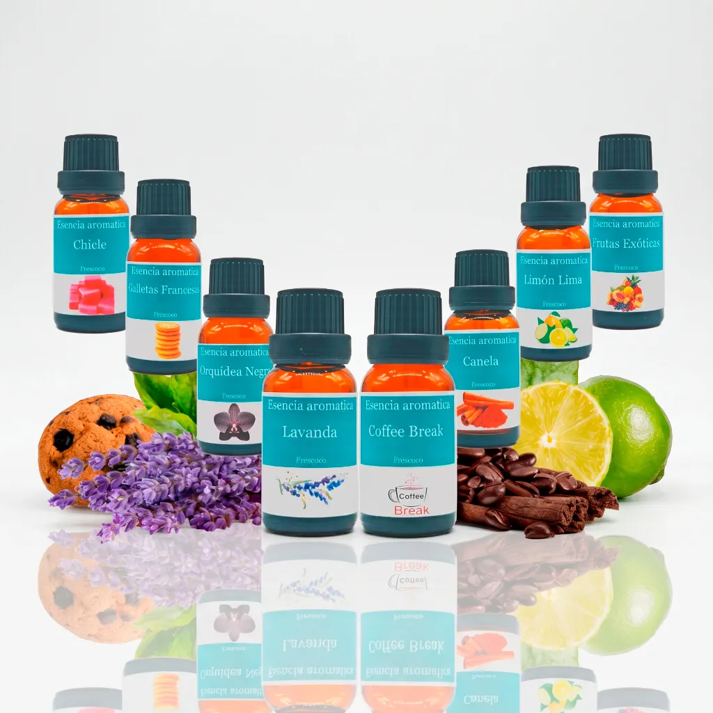 Set de 8 Esencias Aromáticas (8 × 15 ml)