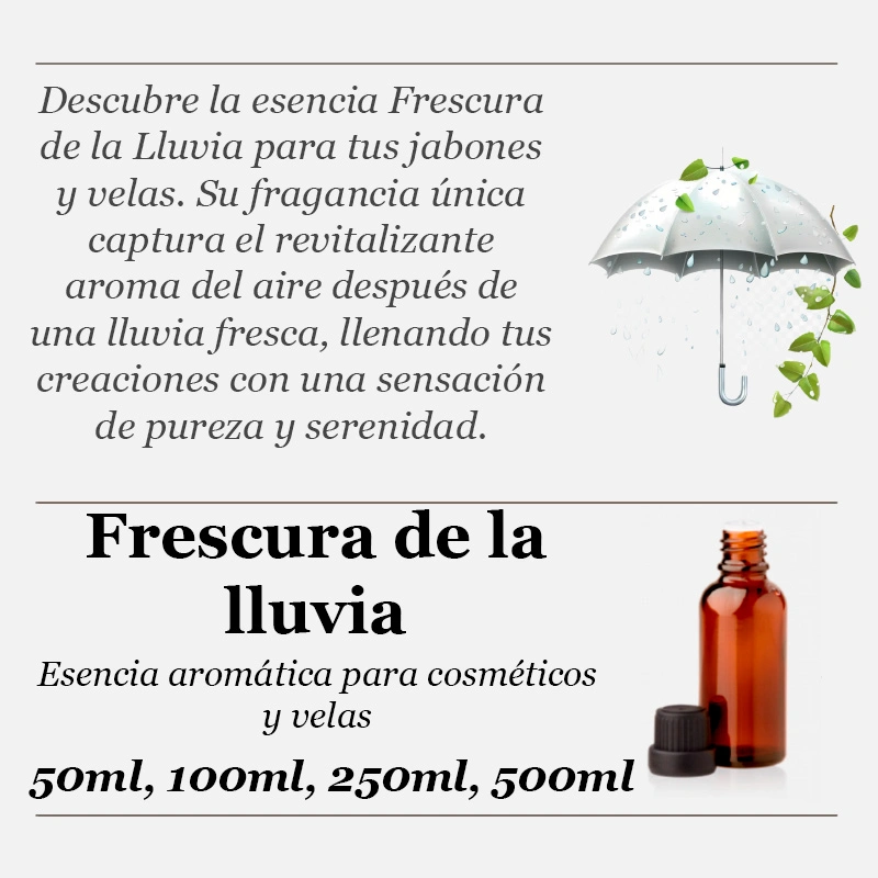 Frescura de la lluvia esencia aromática