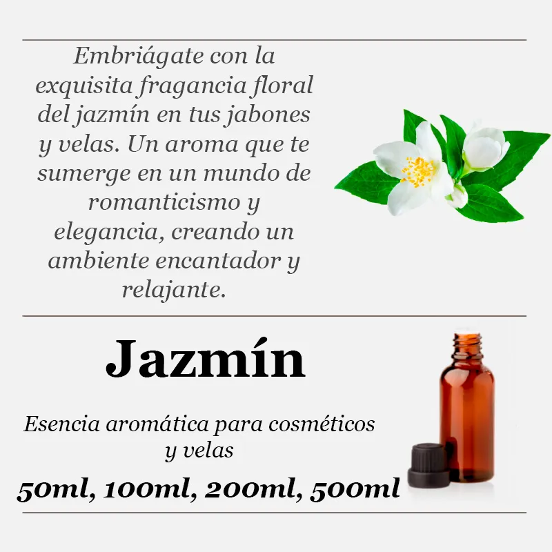 Jazmín esencia aromática