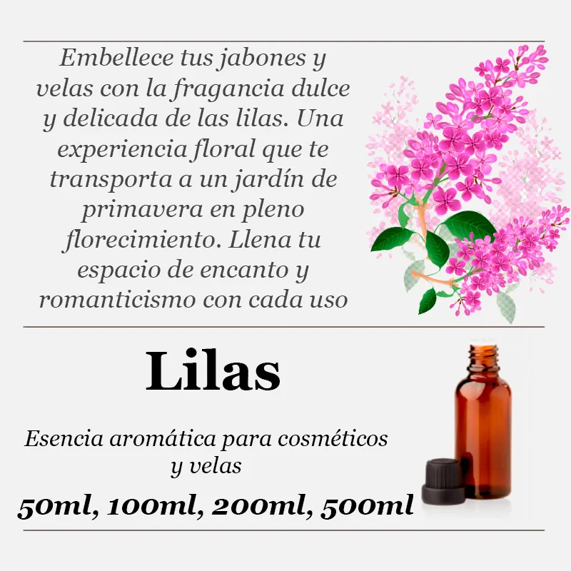 Lilas esencia aromática