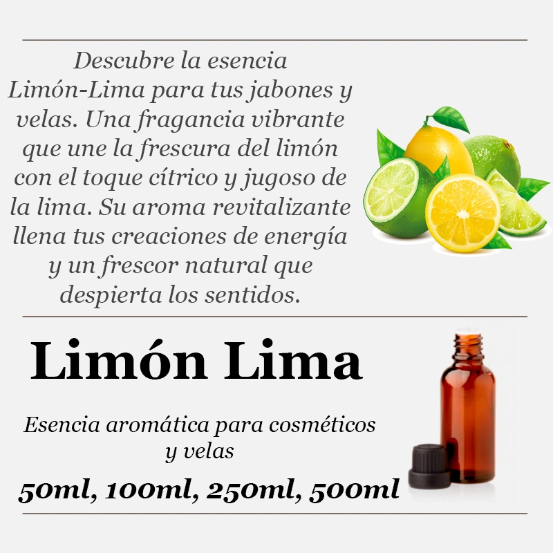 Limón Lima esencia aromática