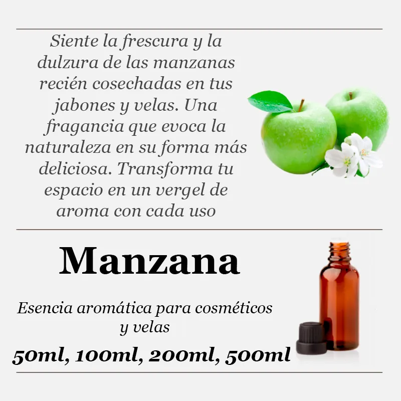 Manzana esencia aromática