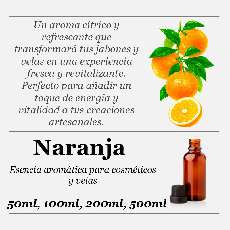 Naranja esencia aromática