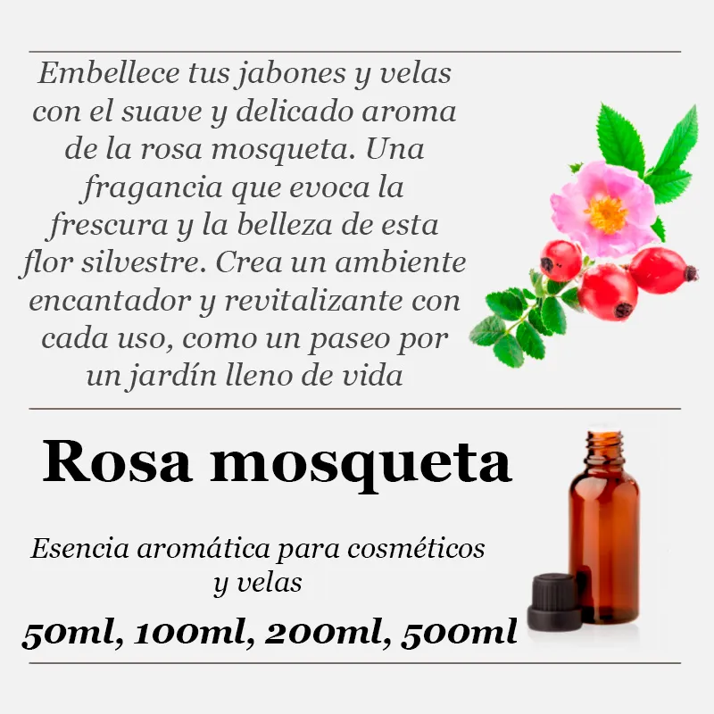 Rosa mosqueta esencia aromática