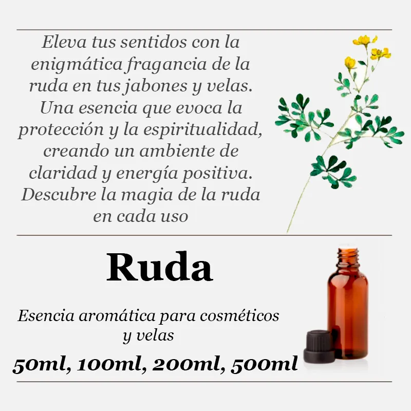 Ruda esencia aromática