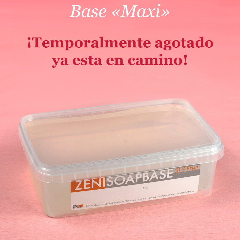 Base jabón transparente "Maxi" 1 kg SIN SLS 